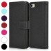 Lychee Grain Magnetic PU Leather Wallet Folio Flip Stand Case Cover With Card Slots For iPhone 5C