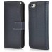 Lychee Grain Magnetic PU Leather Wallet Folio Flip Stand Case Cover With Card Slots For iPhone 5C