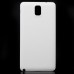 Lychee Grain Texture Leather Coated Battery Door Back Cover For Samsung Galaxy Note 3 N9000 N9005 N9006 - White