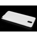 Lychee Grain Texture Leather Coated Battery Door Back Cover For Samsung Galaxy Note 3 N9000 N9005 N9006 - White