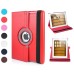 Lychee PU Leather 360 Degree Rotating Stand Folio Flip Case Cover For Apple iPad 2 / 3 / 4