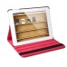 Lychee PU Leather 360 Degree Rotating Stand Folio Flip Case Cover For Apple iPad 2 / 3 / 4