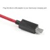 MHL Micro USB To HDMI Smart Adapter HDTV Cable Cord For Samsung Galaxy S4 / S3 / S2 Note 2 - Red