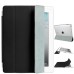 Magnetic Folding Folio Leather Smart Cover With Wake Sleep For iPad 2 / 3 / 4 - Black