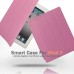 Magnetic Folding Folio Leather Smart Cover With Wake Sleep For iPad 2 / 3 / 4 - Pink