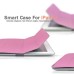 Magnetic Folding Folio Leather Smart Cover With Wake Sleep For iPad 2 / 3 / 4 - Pink