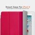 Magnetic Folding Folio Leather Smart Cover With Wake Sleep For iPad 2 / 3 / 4 - Red