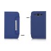 Magnetic Grind Arenaceous Handbag Case for Samsung Galaxy S3 i9300 - Blue