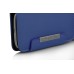 Magnetic Grind Arenaceous Handbag Case for Samsung Galaxy S3 i9300 - Blue