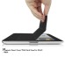 Magnetic Wake Sleep Smart Cover With Hard Case For iPad 2 / 3 / 4 - Black