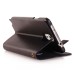 Magnetic Wallet Flip Stand Genuine Leather Case with Card Slot for Samsung Galaxy Note 3 - Black