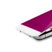 Mashup - iPhone 4S Metal Back Cover With White Glass Bottom - Magenta