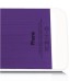 Mashup - iPhone 4S Metal Back Cover With White Glass Bottom - Purple