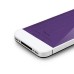 Mashup - iPhone 4S Metal Back Cover With White Glass Bottom - Purple