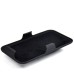 Matte Hard Case + Belt Clip Swivel Holster for iPhone 4 (Verizon, AT&T, iPhone 4S) - Black