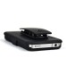 Matte Hard Case + Belt Clip Swivel Holster for iPhone 4 (Verizon, AT&T, iPhone 4S) - Black