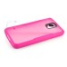 Matte Transparent PC Hard Back Case Cover for Samsung Galaxy S5 G900 - Magenta