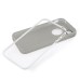 Matte White Circle TPU and PC Bumper Case Cover for iPhone 4 iPhone 4S - Black