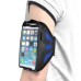 Mesh Design Sports Armband For iPhone 6 Plus - Blue