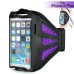 Mesh Design Sports Armband For iPhone 6 Plus - Purple