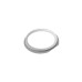 Metal Chrome Plated Ring Home Menu Button Keypad Housing Replacement Part For iPhone 4 - Silver / White