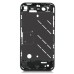 Metal Middle Plate Cover + Buttons + Pentalobe Screw + Sim Card Tray for iPhone 4 - Gunmetal