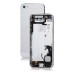 Metal iPhone 5 Back Cover Housing Assembly With Middle Frame Bezel And Other Parts - White ( OEM )