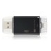 Micro SD TF Memory Card Reader USB i-Flash Drive For iPad Air iPhone 5 5S 6 Plus - Black