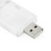 Micro SD TF Memory Card Reader USB i-Flash Drive For iPad Air iPhone 5 5S 6 Plus - White