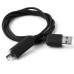 Micro USB 2.0 Sync Data Transmission and Charging Cable with LED Light - Black