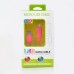 Micro USB 2.0 Sync Data Transmission and Charging Cable with LED Light - Magenta