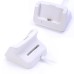 Micro USB 3.0 Desktop Dock Data Sync Cradle With Spare Battery Charger Slot Docking Station Stand For Samsung Galaxy Note 3 N9000 N9002 N9005 - White