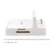 Micro USB 5-Pin Sync And Charge Dock Station Cradle With USB 2.0 Card Reader For Samsung Galaxy S4 i9500 / S3 i9300 - White