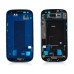 Middle Frame Bezel Middle Plate And Back Cover For Samsung Galaxy S3 i9300 - Blue