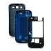 Middle Frame Bezel Middle Plate And Back Cover For Samsung Galaxy S3 i9300 - Blue