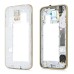 Middle Frame Cover for Samsung Galaxy S5 G900 - Gold