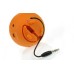 Mini Hamburger Shape Music Play Chargeable HI-FI Loudspeaker - Orange