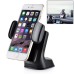 Mini Universal Sliding Adjustable Car Holder Stand For Mobile Smart Cell Phones - Black