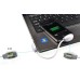 Multifuncational Smart Cable Micro SD Card Reader With Data Transmission And USB Charger For iPhone 4 / 4S iPad 3 - Gray