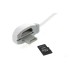 Multifuncational Smart Cable Micro SD Card Reader With Data Transmission And USB Charger For iPhone 4 / 4S iPad 3 - Gray