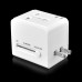 Multifunctional All in 1 Double USB Travel Charger - White