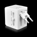 Multifunctional All in 1 Double USB Travel Charger - White