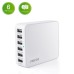 Multifunctional Portable 6-Port USB Charger Power for All Smartphone and Tablet - US Plug