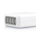 Multifunctional USB Travel Charger For iPad iPhone iPod Samsung BlackBerry - White