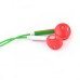 National Flag Earphone With Microphone And Volume Control Button - Italy