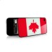 National Flags Hard Back Cover with Glass Surface for Apple iPhone 4S - Canada