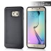 New 2 In 1 Fashion Hybrid Plastic And TPU Anti-Skid Dust-Proof Back Cover Case For Samsung Galaxy S6 Edge Plus - Black