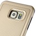 New 2 In 1 Fashion Hybrid Plastic And TPU Anti-Skid Dust-Proof Back Cover Case For Samsung Galaxy S6 Edge Plus - Gold