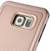 New 2 In 1 Fashion Hybrid Plastic And TPU Anti-Skid Dust-Proof Back Cover Case For Samsung Galaxy S6 Edge Plus - Rose Gold