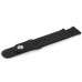 New Arrival Fresh Solid Color Soft Silicone Band Strap For Apple Watch 38 mm Version - Black